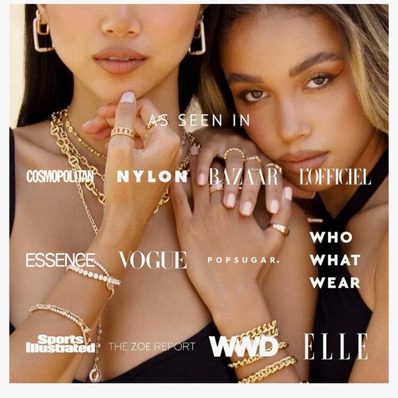 Ettika open back ball point ring silver toned - Picture 7 of 7